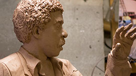 Richard Pryor sculpture