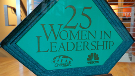 Maggie received WEEK 25 women in leadership award.