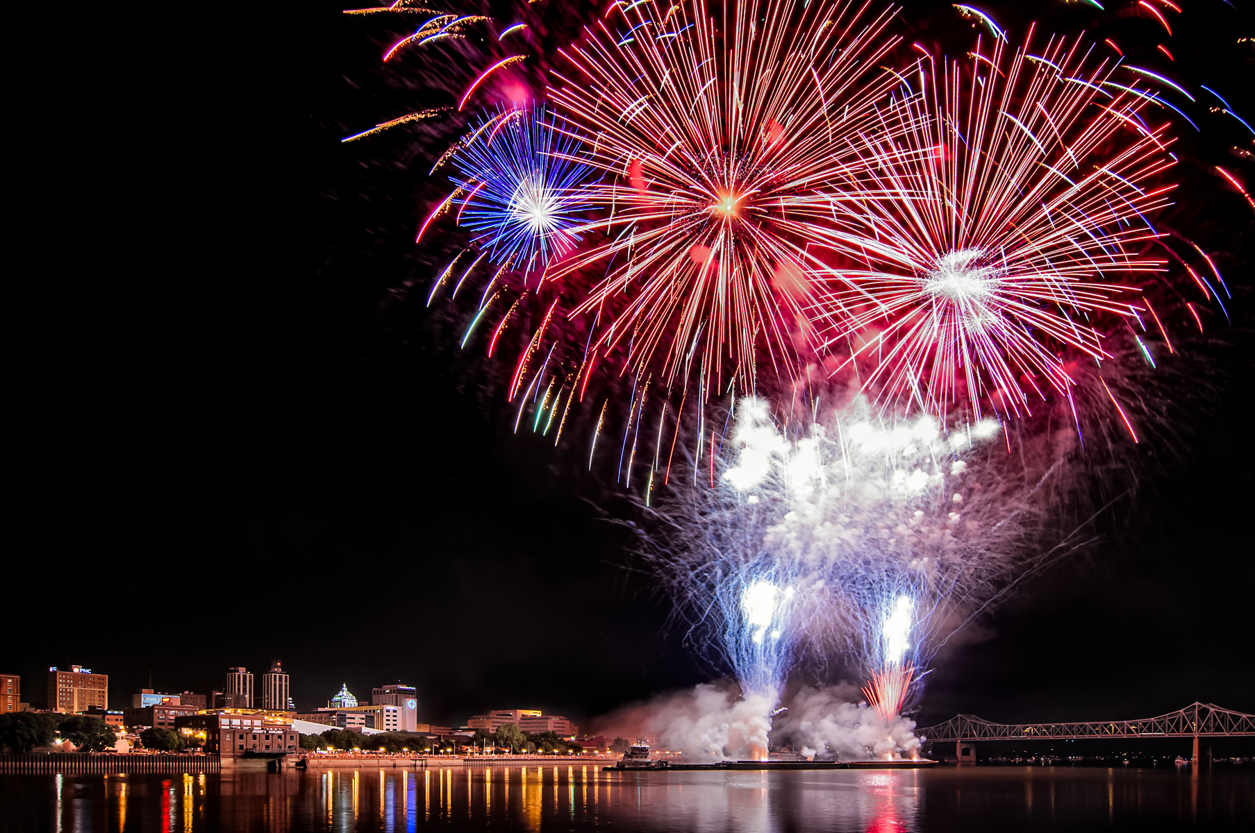 Red, White, and Boom 4th of July event on the Peoria Riverfront.