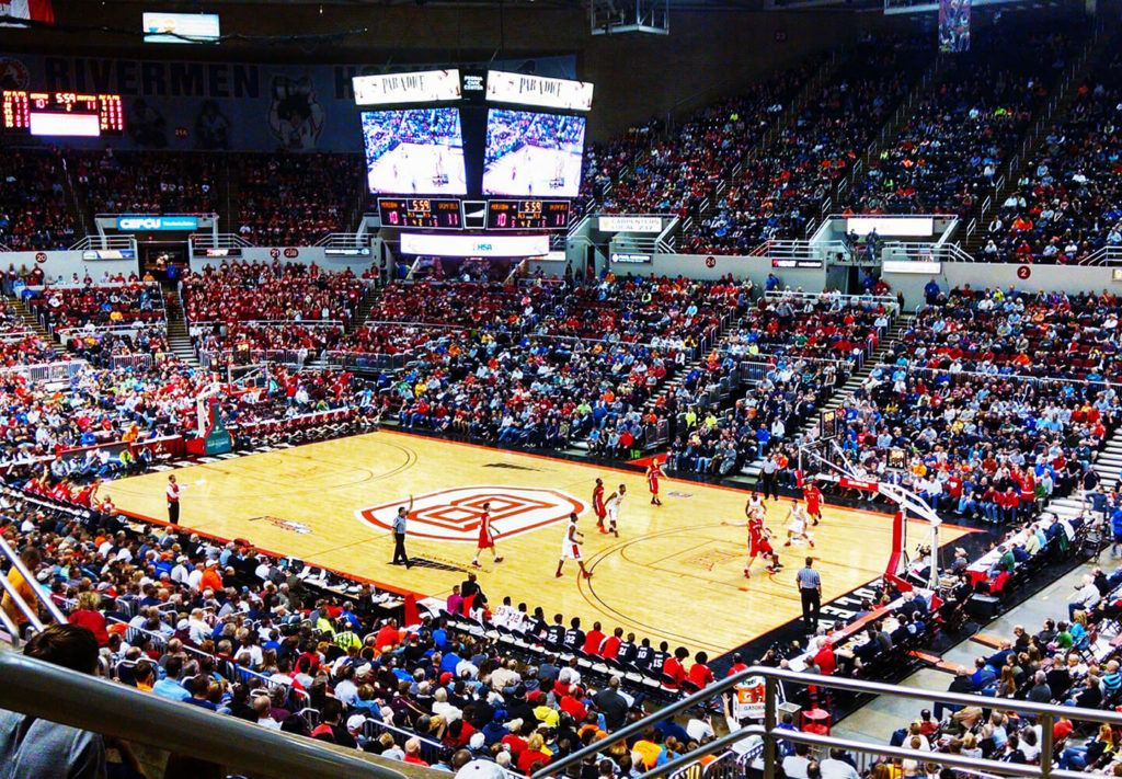 Bradley University basketball game