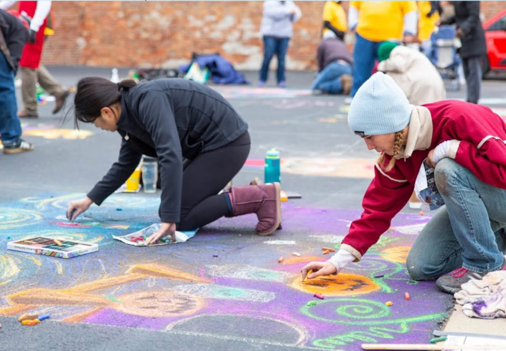 chalk artists