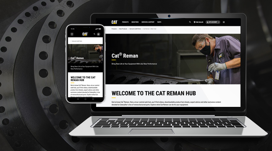 Content Production Showcases the Cat® Reman Process