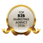 Top B2B Marketing Agency 2026 award badge.