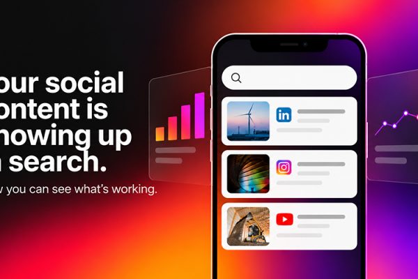 Social content appearing in search results.