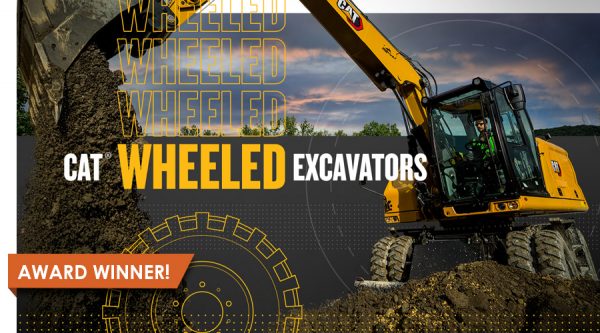Caterpillar wheeled excavators